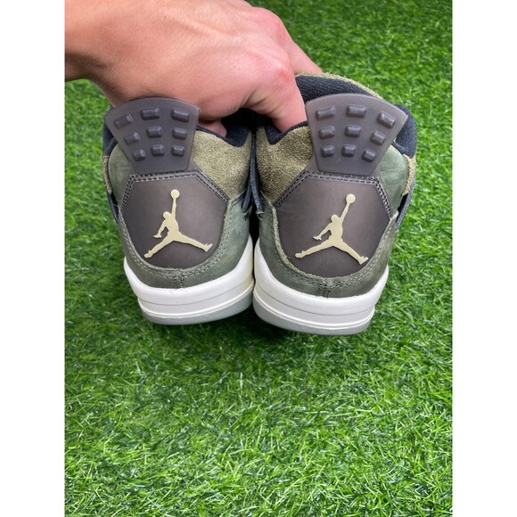 Air Jordan 4 Retro SE Craft Medium Olive Size Women’s 7 - Picture 6 of 7
